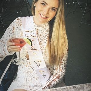 White misguided dress